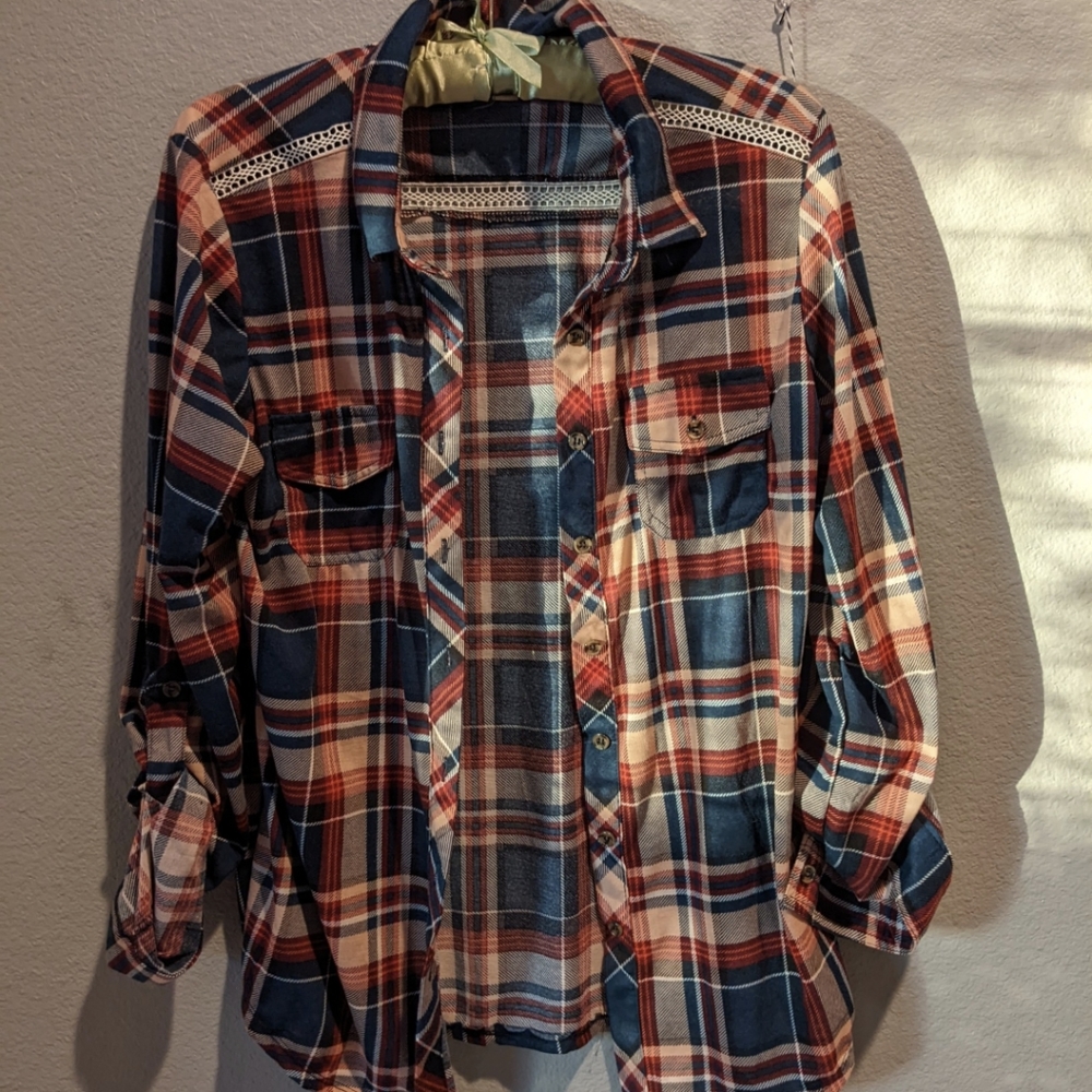 Plaid Button Up Shirt